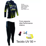 Conjunto Penks Speed Biking Calça +camisa Manga Longa