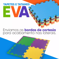 Eva Tatame Tapete Tatame Infantil Emborrachado 50x50cm